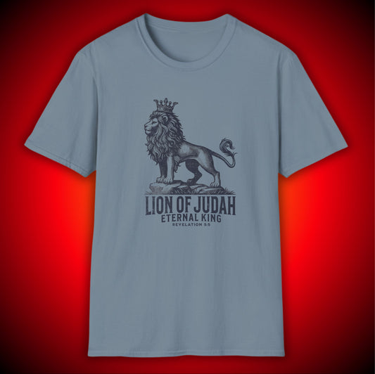 Lion of Judah T-Shirt — Lion of Judah Eternal King Christian Tee | Revelation 5:5 | Unisex