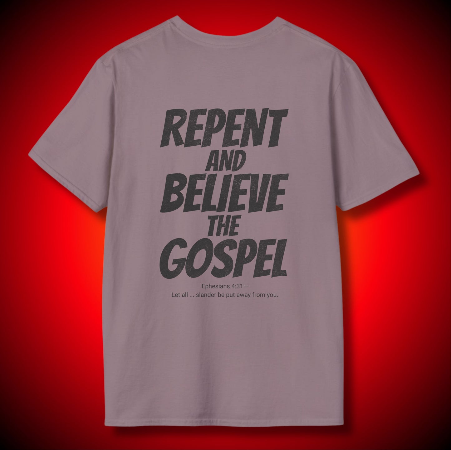 “Slanderers” PSSST! Women Whispering And Listening To Slander Graphic Tee | Repent And Believe The Gospel | Ephesians 4:31 (NASB) | Unisex